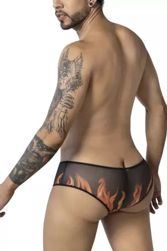 Shorty Teufel DEMONIS Schwarz-Flamme – 4/13
