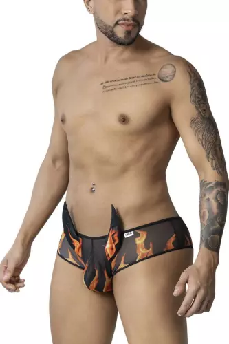 Shorty Teufel DEMONIS Schwarz-Flamme – 5/13
