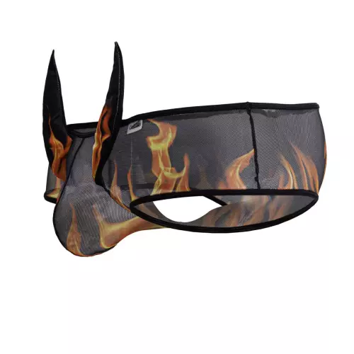 Shorty Teufel DEMONIS Schwarz-Flamme – 8/13