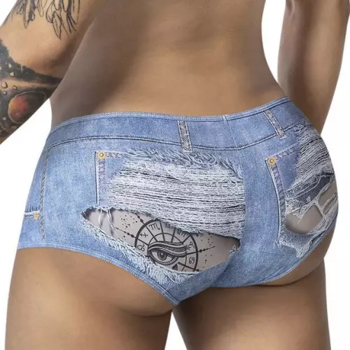 Shorty Cowboy Denim Blau – 2/10