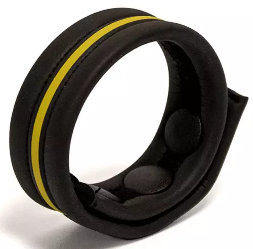 Cockstrap Brutus 40-60 mm Schwarz-Gelb – 1/3