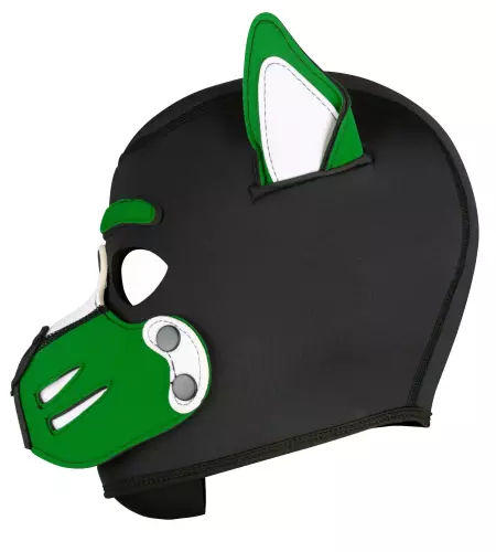 Haube Husky Grün – 3/4