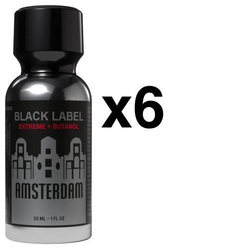 Amsterdam Black Label Extreme 30ml x6