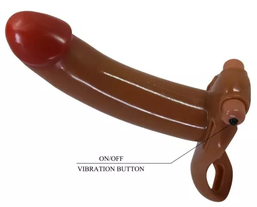 Gurt-Dildo hohlvibrant Bradden 17 x 4,5cm – 6/8