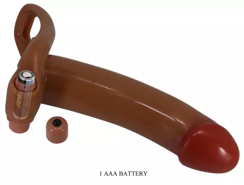 Gurt-Dildo hohlvibrant Bradden 17 x 4,5cm – 7/8