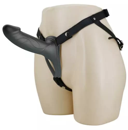 Hohlraum-Dildo-Gürtel Landon Schwarz 16 x 4.4cm – 1/8