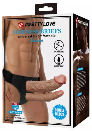 Hohlraum-Dildo-Gürtel Keaven 15 x 4.5cm – 2/6