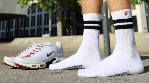Socken Weiß Retro Sk8erboy – 3/15