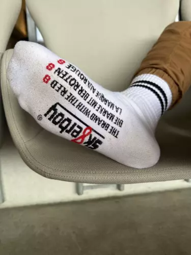 Socken Weiß Retro Sk8erboy – 12/15