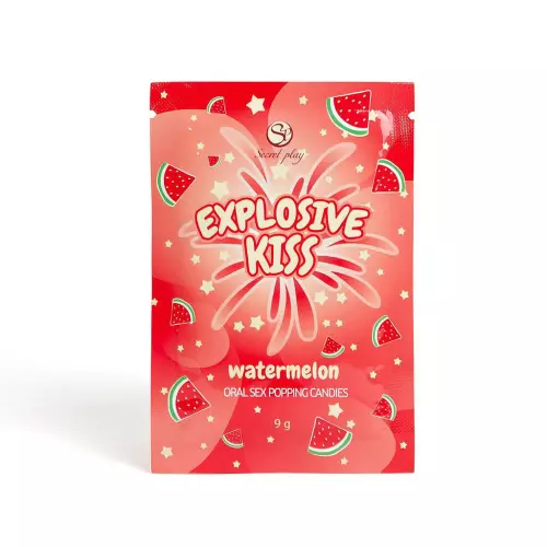 Sprudelnde Zuckerbonbons Explosive kiss Wassermelone 9g – 1/3