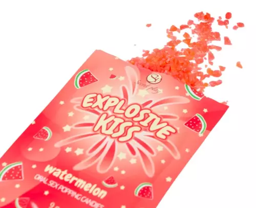 Sprudelnde Zuckerbonbons Explosive kiss Wassermelone 9g – 2/3