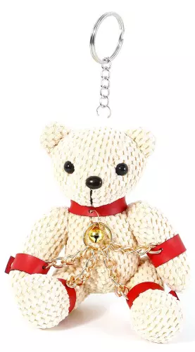 Teddybär-Schlüsselanhänger Teddybear Fetish Rot – 1/5