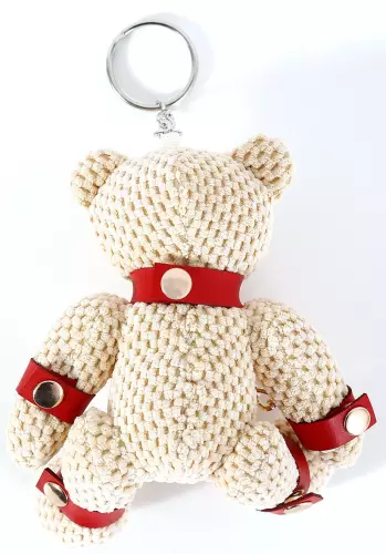 Teddybär-Schlüsselanhänger Teddybear Fetish Rot – 2/5