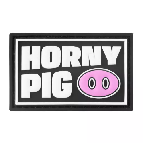 Horny Pig Tag with Velcro – 1/3