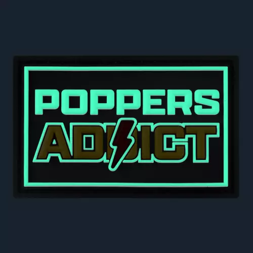 Poppers Addict Tag with Velcro – 2/3