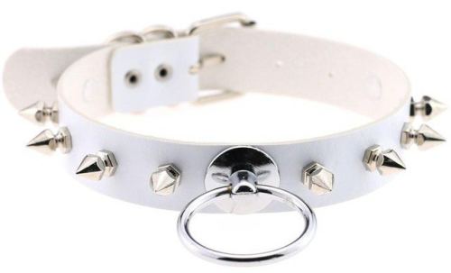 Halsband Saskia - Wit
