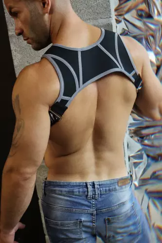 Neopren-Geschirr Gymnetixxx Schwarz – 5/13