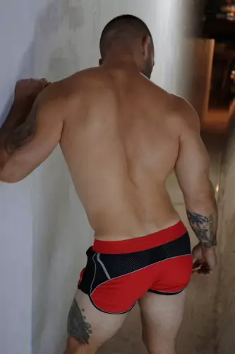 Kurze Hose Gymnetixxx Rot – 7/12