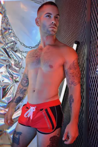 Kurze Hose Gymnetixxx Rot – 9/12