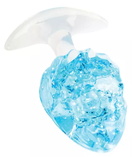 Transparenter Plug Crystalbutt L 9 x 4,5 cm – 3/4