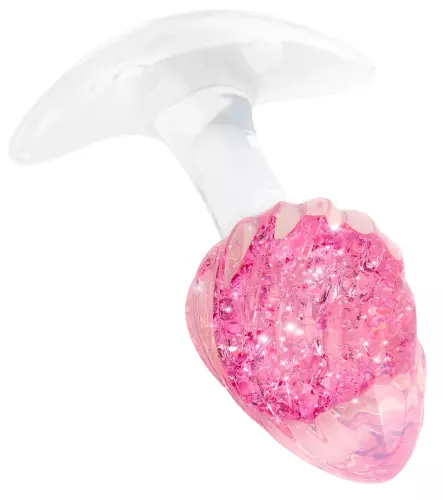 Transparenter Plug Crystalbutt S 7 x 3,1 cm – 3/4