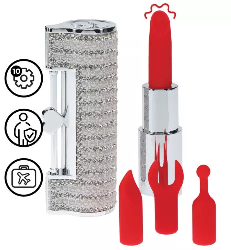 Mini-Vibrator 4 Aufsätze Angel Silber – 1/7