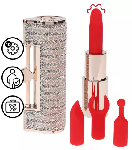 Mini-Vibrator 4 Aufsätze Angel Rose – 1/7