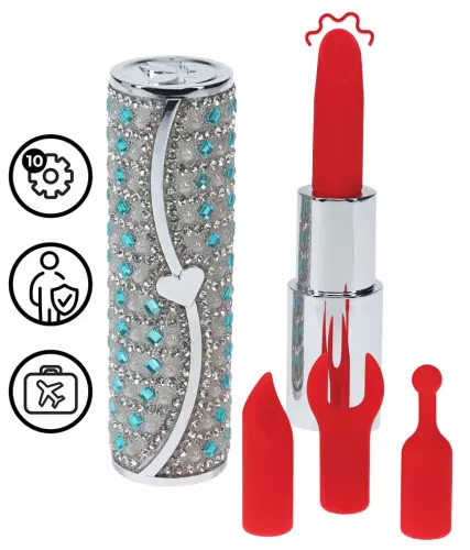 Mini-Vibrator 4 Aufsätze Tiffany Blau – 1/7