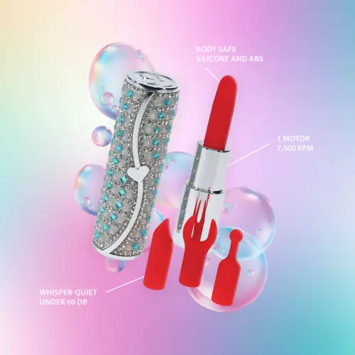 Mini-Vibrator 4 Aufsätze Tiffany Blau – 6/7