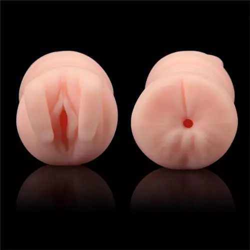 Masturbator 2 Eingänge Vagina-Anus Virgin-skin blowout Blau – 2/11