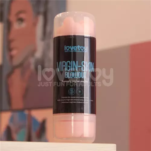 Masturbator 2 Eingänge Vagina-Anus Virgin-skin blowout Blau – 11/11