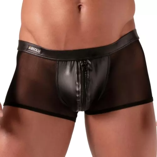 Boxer mit Reißverschluss Rebel Schwarz – 1/6