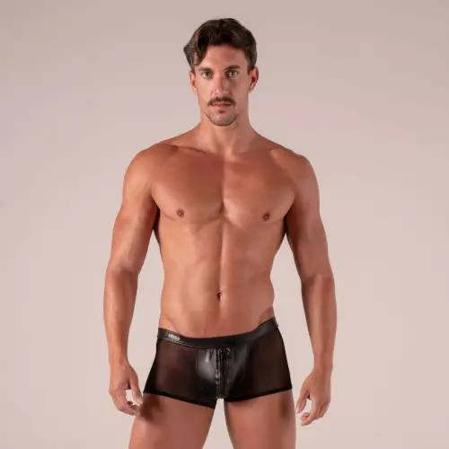 Boxer mit Reißverschluss Rebel Schwarz – 4/6