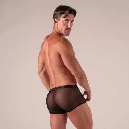 Boxer mit Reißverschluss Rebel Schwarz – 5/6