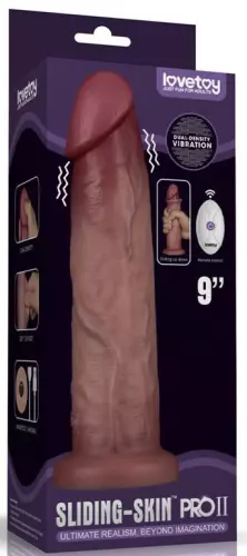 Vibrierdildo Sliding-skin pro II 21 x 5cm – 2/14