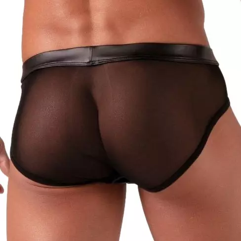 Slip mit Reißverschluss Rebel Schwarz – 2/6