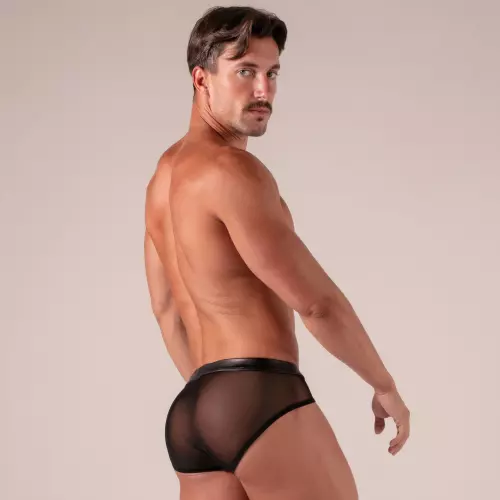 Slip mit Reißverschluss Rebel Schwarz – 5/6