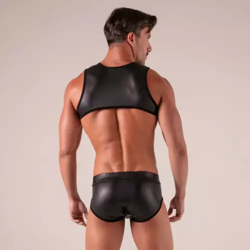 Slip mit Schnürung Bondage Schwarz – 3/4