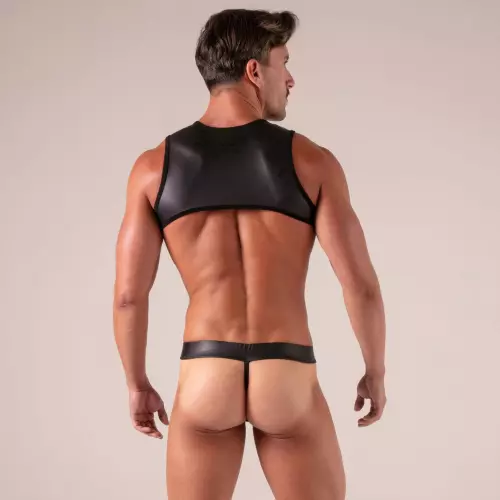 String mit Schnürung Bondage Schwarz – 5/5