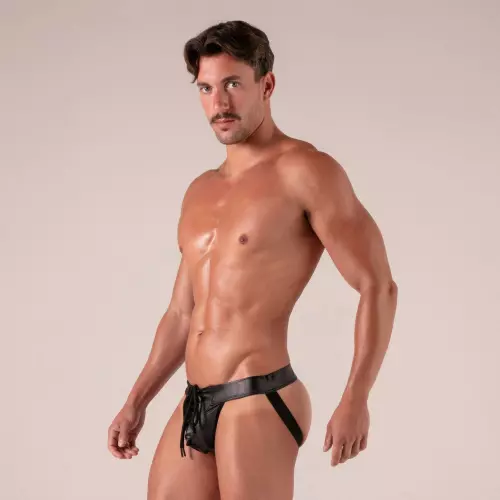 Jockstrap mit Schnürung Bondage Schwarz – 4/6