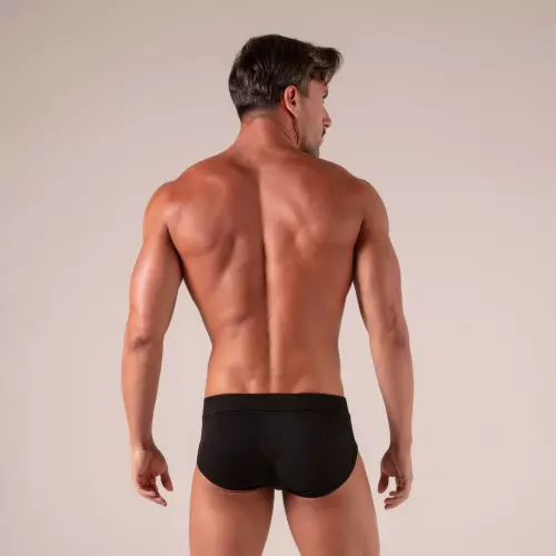 Slip mit Schnürung Laced Schwarz – 6/6
