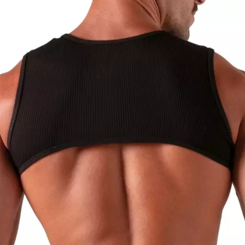 Harness mit Schnürung Laced Schwarz – 2/6