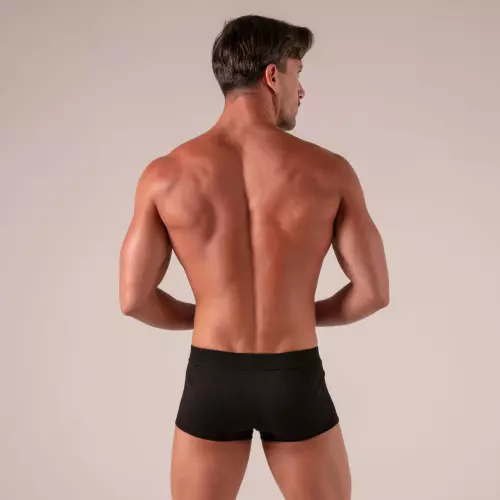 Boxer mit Schnürung Laced Schwarz – 6/6