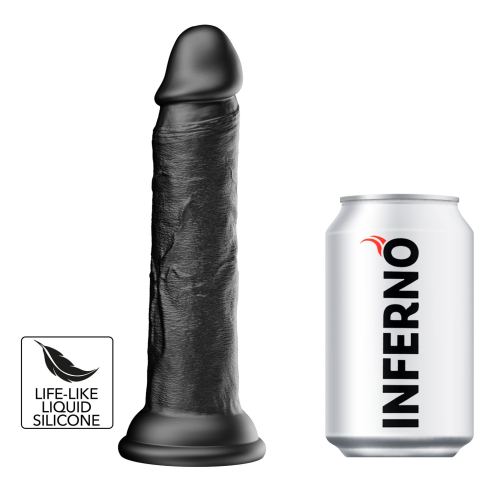 Dickdong dildo zwart M 17 x 3.7cm