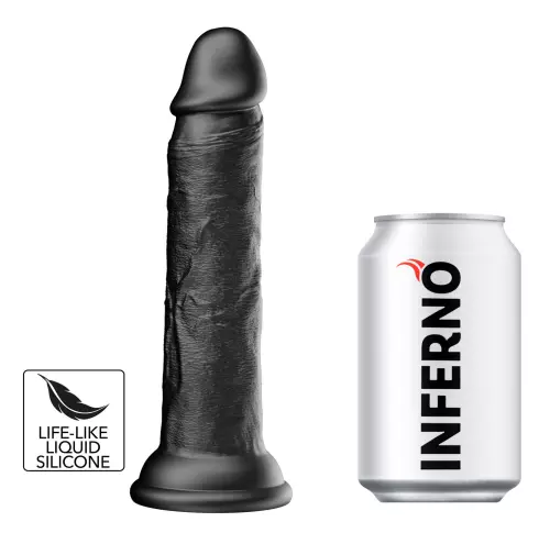 Dildo Dickdong Schwarz M 17 x 3,7 cm – 1/7