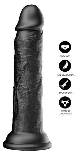 Dildo Dickdong Schwarz M 17 x 3,7 cm – 7/7