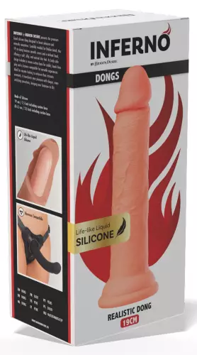 Dildo Dickdong Fleischfarben M 17 x 3,7 cm – 2/7