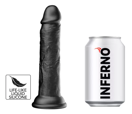 Dildo Dickdong Schwarz S 15 x 3,2 cm – 1/7