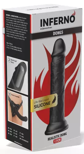 Dildo Dickdong Schwarz S 15 x 3,2 cm – 2/7
