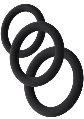Set aus 3 Cockrings Stamstart Schwarz